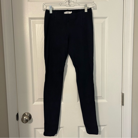 Vince Textured Ponte Legging, Navy‎ Blue XS - Picture 2 of 6